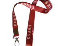 Red color Lanyard & Holder 16mm Qty_2