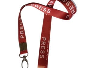 Red color Lanyard & Holder 16mm Qty_2