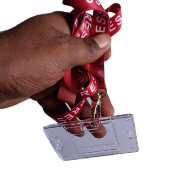 Red color Lanyard & Holder 16mm Qty_2 - Image 2